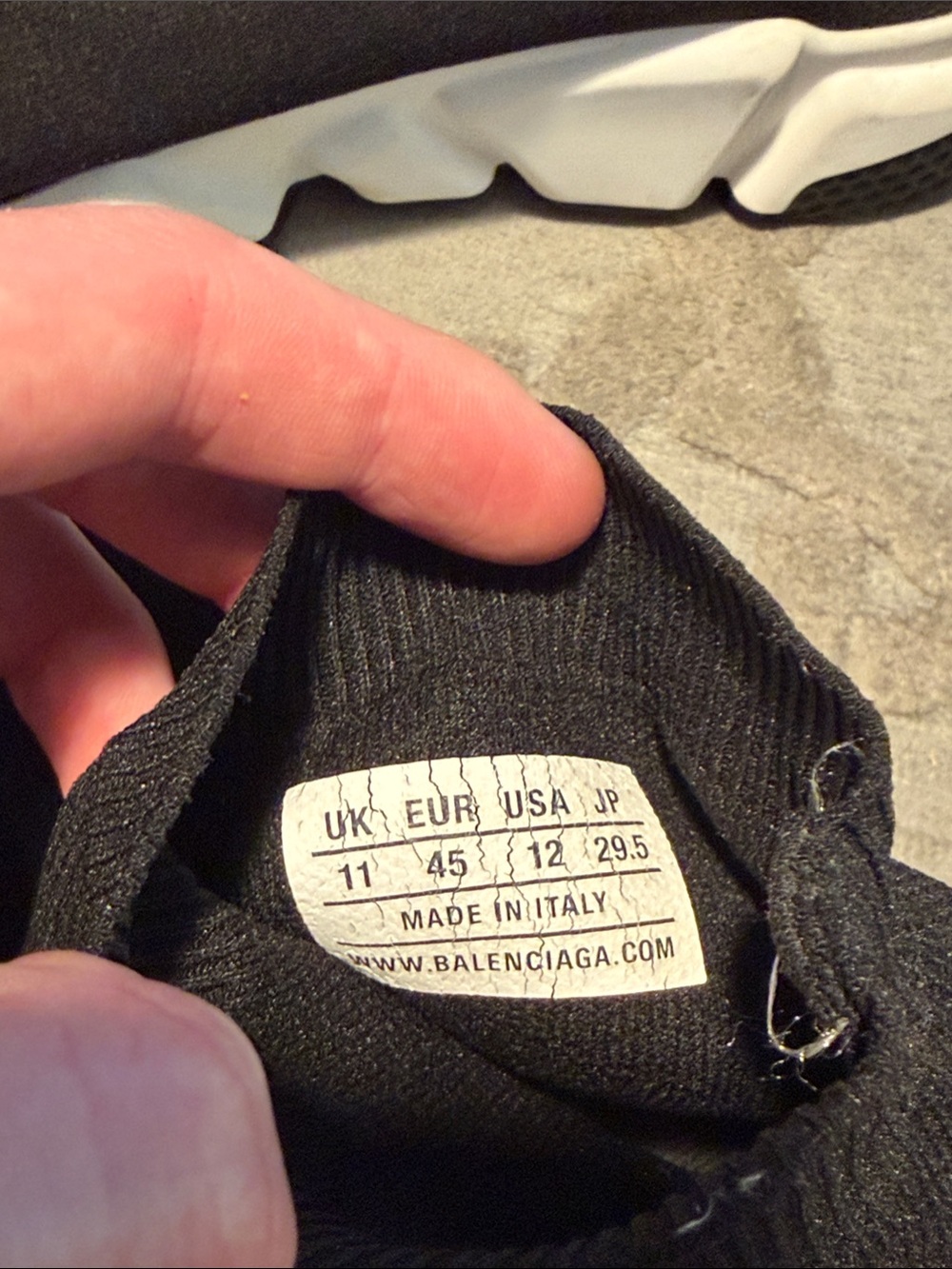 Balenciaga Speed 2.0 Sock Sneakers with White Platform - Picture 2 of 4